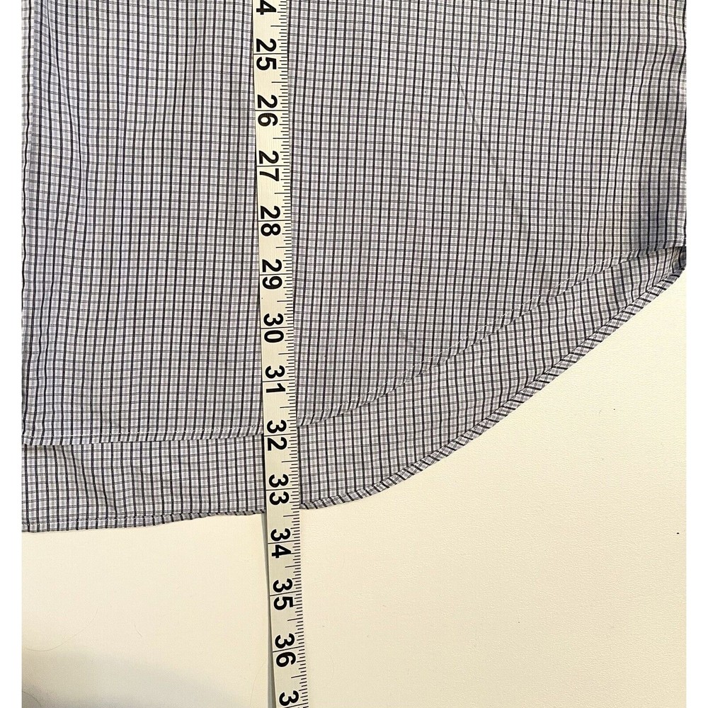 Ralph Lauren Shirt Mens Sz XL Button Front Blake Long Sleeve Cotton Blue Check - Picture 5 of 5